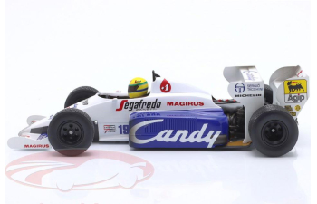 TOLEMAN F1 Tg184 Hart Turbo №19 2nd Monaco Gp (1984) Ayrton Senna (1984) + книга Ayrton Senna – Neue Bilder einer Legende