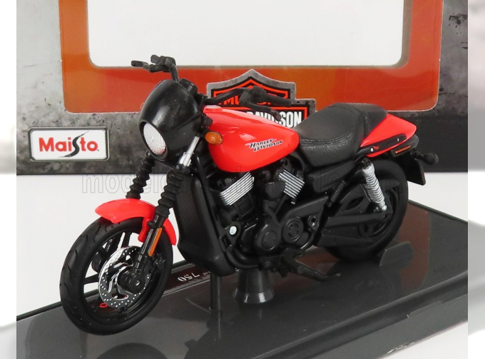 HARLEY DAVIDSON Street 750 2015, red / black