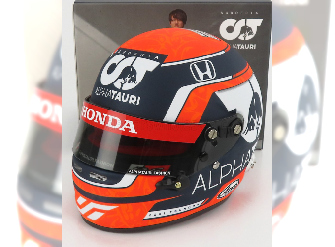 ARAI HELMET F1 Casco Helmet At02 Honda Ra620h Team Alpha Tauri N22 Season (2021) Yuki Tsunoda, White Black Red