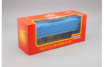 Минский 93801/2 полуприцеп с тентом, синий