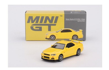 NISSAN Skyline GT-R (R34) V-Spec RHD, yellow