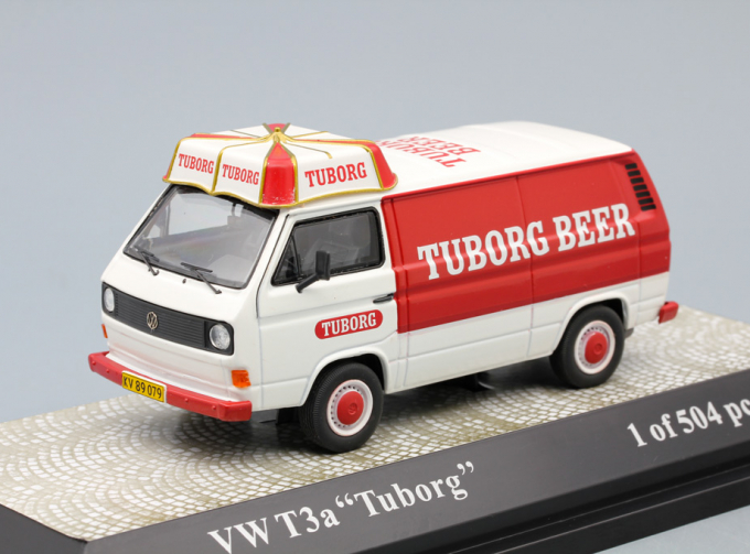 VOLKSWAGEN Transporter T3a Tuborg, red / white