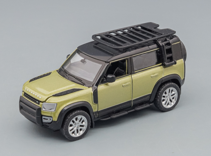 LAND ROVER Defender 110, green / black с набором деталей для тюнинга