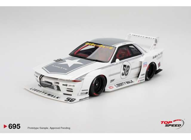 Nissan GTR (R32) LB-Super Silhouette Kaido Works Tas, white 2025