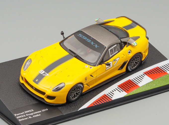 FERRARI 599XX 599X Programme 2010 DriverK. Aluko, yellow