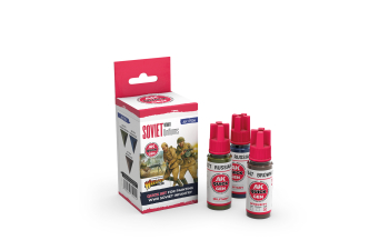 Набор акриловых красок QUICK GEN - Советская униформа Второй мировой / SOVIET WWII UNIFORMS – QUICK GEN SET