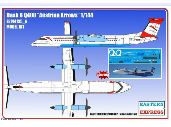 Сборная модель Dash 8 Q400 Austrian Arrows