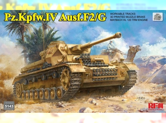 Сборная модель немецкий танк Sd.Kfz.161/1 Panzerkampfwagen IV Ausf. F2/G