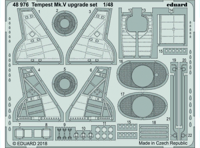 Фототравление для Tempest Mk. V набор улучшений