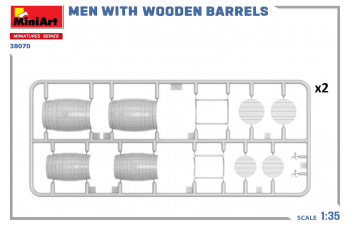 Сборная модель FIGURES Men With Wooden Barrels