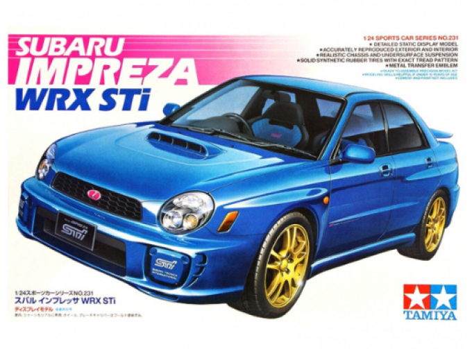 Сборная модель Subaru Impreza WRX STi