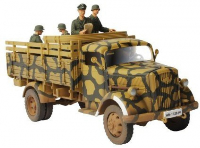 German 3 tons truck with soldiers (Eastern Front 1943-1944)