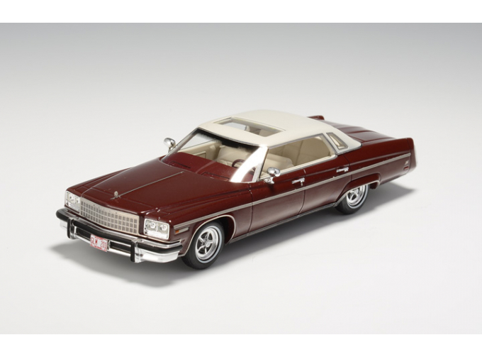 BUICK Electra 225 (1976), burgundy / white