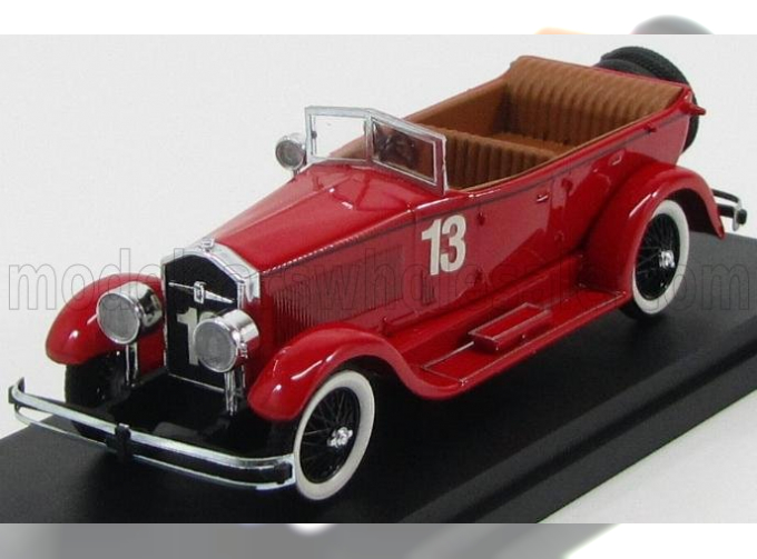 ISOTTA FRASCHINI 8a Cabriolet Open №13 Coppa Lazio (1922) Felice - Bianchi - Andreoli, Red