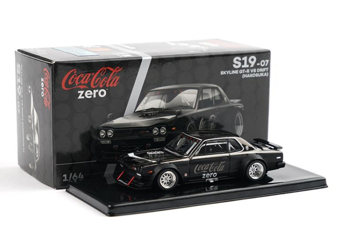 NISSAN Skyline GT-R V8 Drift (Hakosuka) Coca-Cola, black
