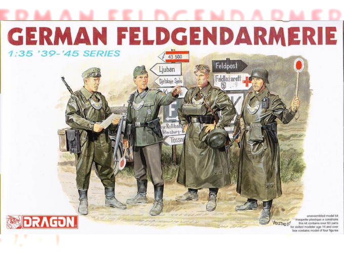 Сборная модель Солдат German Feldgendarmerie