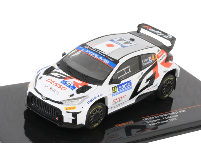 TOYOTA Yaris Gr Rally1 Team Toyota Gazoo Racing Wrt N 44 Rally Finland (2024) Hikaru Kogure - Topi Luhtinen, White