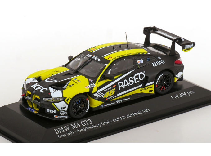 BMW M4 GT3 №46 12h Abu Dhabi, Rossi/Vanthoor/Yelloly (2023)
