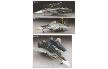 Сборная модель MACROSS VF-1J Super/Strike Valkyrie SVF-41 Черные тузы