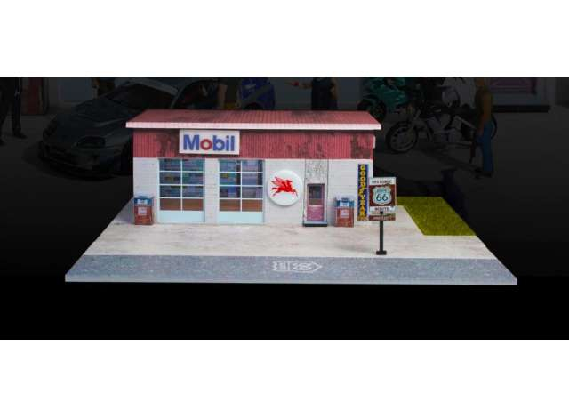Diorama *Route 66 with light*, various