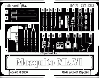 Фототравление для Mosquito Mk. Vi