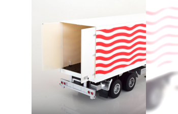 SEMI-TRAILER Stars & Stripes, white blue red