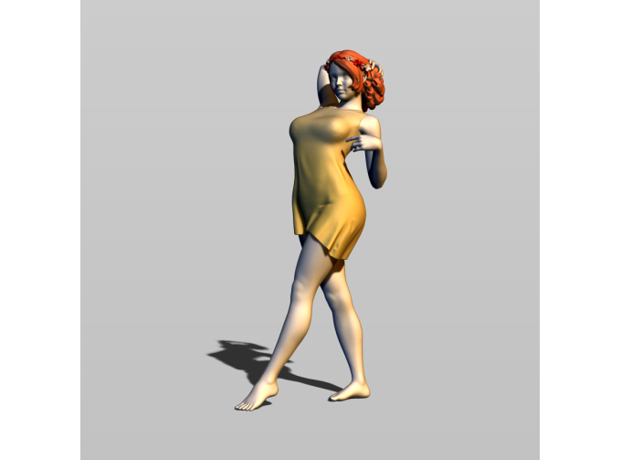 Фигура Летняя красота, окрашенная