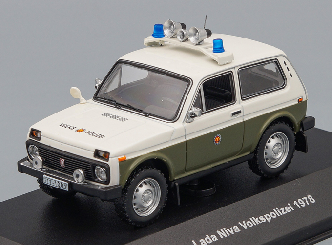 Волжский 2121 Нива Полиция ГДР / Волжский 2121 LADA Niva Volkspolizei (1978), white