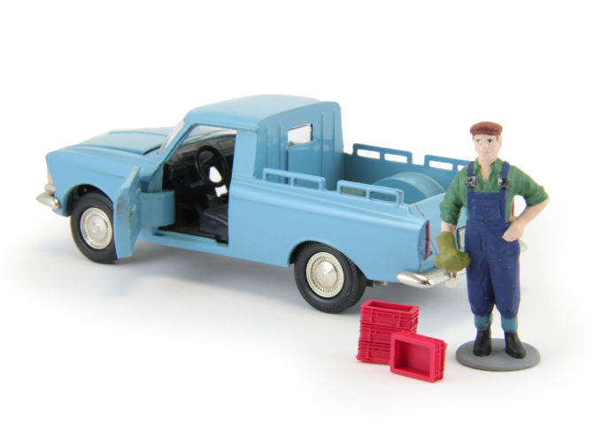 Набор пластиковых ящиков 4 шт (9x7x3мм), красный