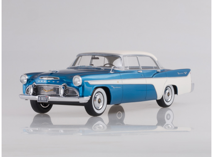 DESOTO Firedome 4-Door Seville (1956), metallic-blue/white