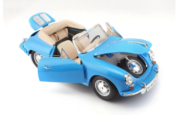 PORSCHE 356B Cabriolet (1961), blue