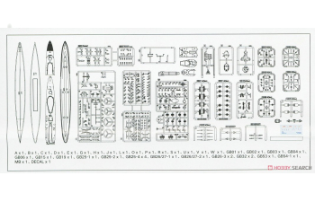 Сборная модель Light Cruiser HMS Ajax 1939