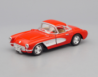 CHEVROLET Corvette (1957), red / white