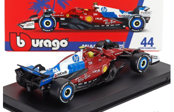 FERRARI With Pilot And Showcase F1 Sf-25 Team Scuderia Ferrari Hp №44 Miami Gp (2025) Lewis Hamilton, Red White Blue