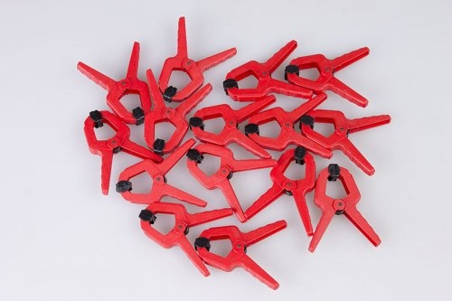 Зажим пластиковый, 25 мм, набор 15 штук