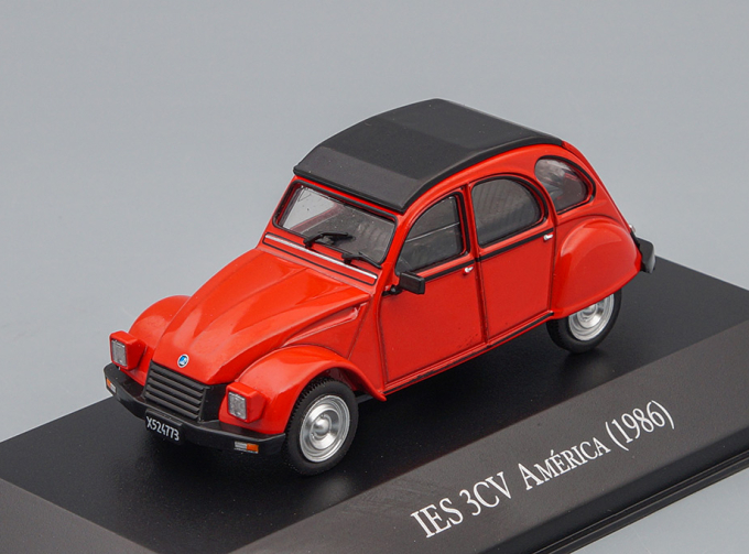 CITROEN 3CV America 1986, red / black