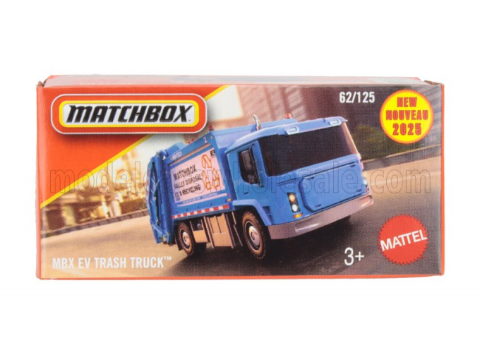 Mbx Ev, мусоровоз (2012), синий