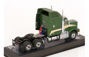 PETERBILT 377 A/e Tractor Truck 3-assi (1998), Dark Green Met