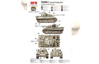 Сборная модель German Tiger I Early Production Wittmann's Tiger No. 504 w/ full interior