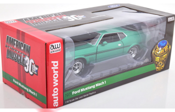 FORD Mustang Mach 1 (1971), green metallic matt black