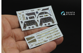 3D Декаль интерьера кабины Bf 109G-5/Bf 109G-6 (Airfix)
