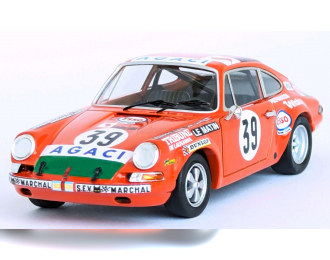 PORSCHE 911s Coupe №39 11th 24h Le Mans (1971) Guy Verrier - Gerard Foucault, Orange