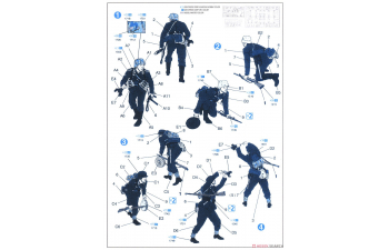 Сборная модель Самоходное орудие ИСУ-122 (2 в 1, 4 фигуры в комплекте)