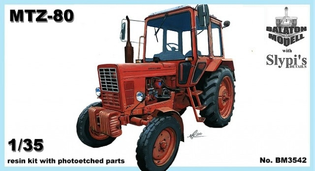 Сборная модель Советский трактор МТЗ-80 Беларусь