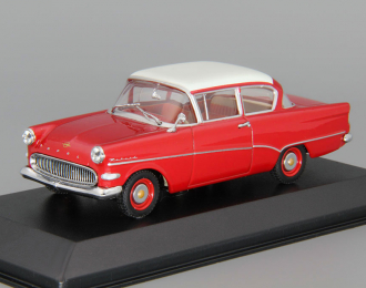 OPEL Rekord P1 Limousine 2-door (1958-60), red / white