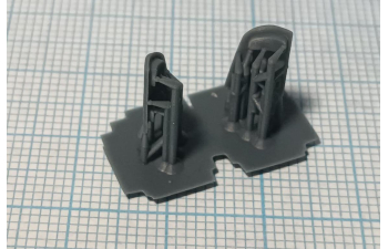 Дефлекторы кабины угловые, комплект левый+правый, 2 шт.