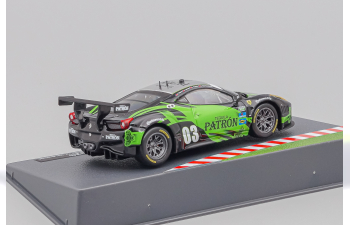 FERRARI 458 Italia 4.5l V8 Grand-am Team Extreme Speed Motorsport N 03 24h Daytona (2012) Scott Sharp - Ed Brown - Johannes Van Overbeek - Guy Cosmo, green / black