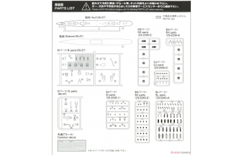 Сборная модель IJN Destroyer Fuyuzsuki Water Line Series No. 438 