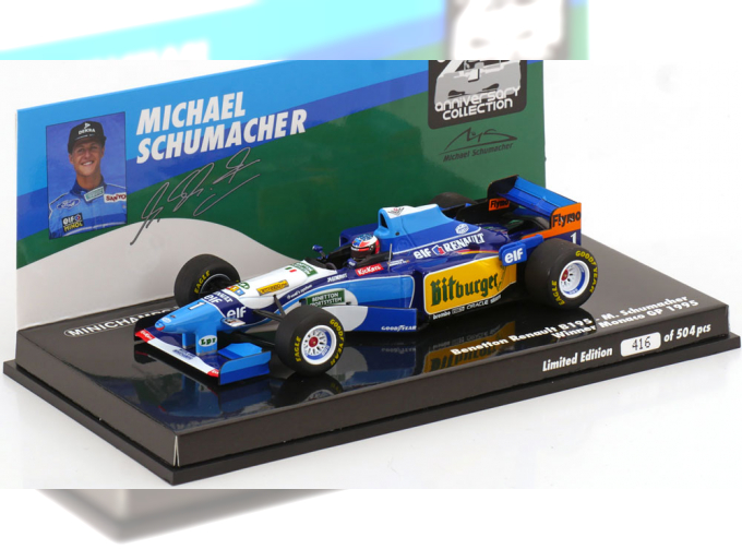 BENETTON Renault B195 Winner GP Monaco  World Champion, Schumacher (1995)