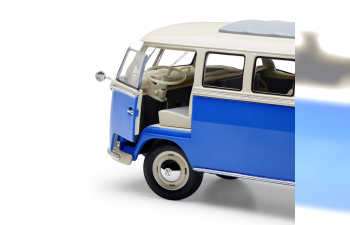 VOLKSWAGEN T1 Samba Van (1962), blue / white